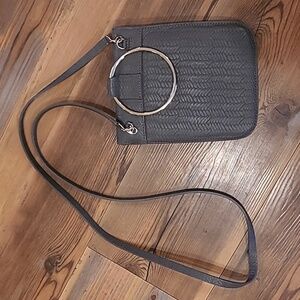 PUNTO FIBBIA Genuine Leather Unique Crossbody/Clutch Bag, Made in Italy